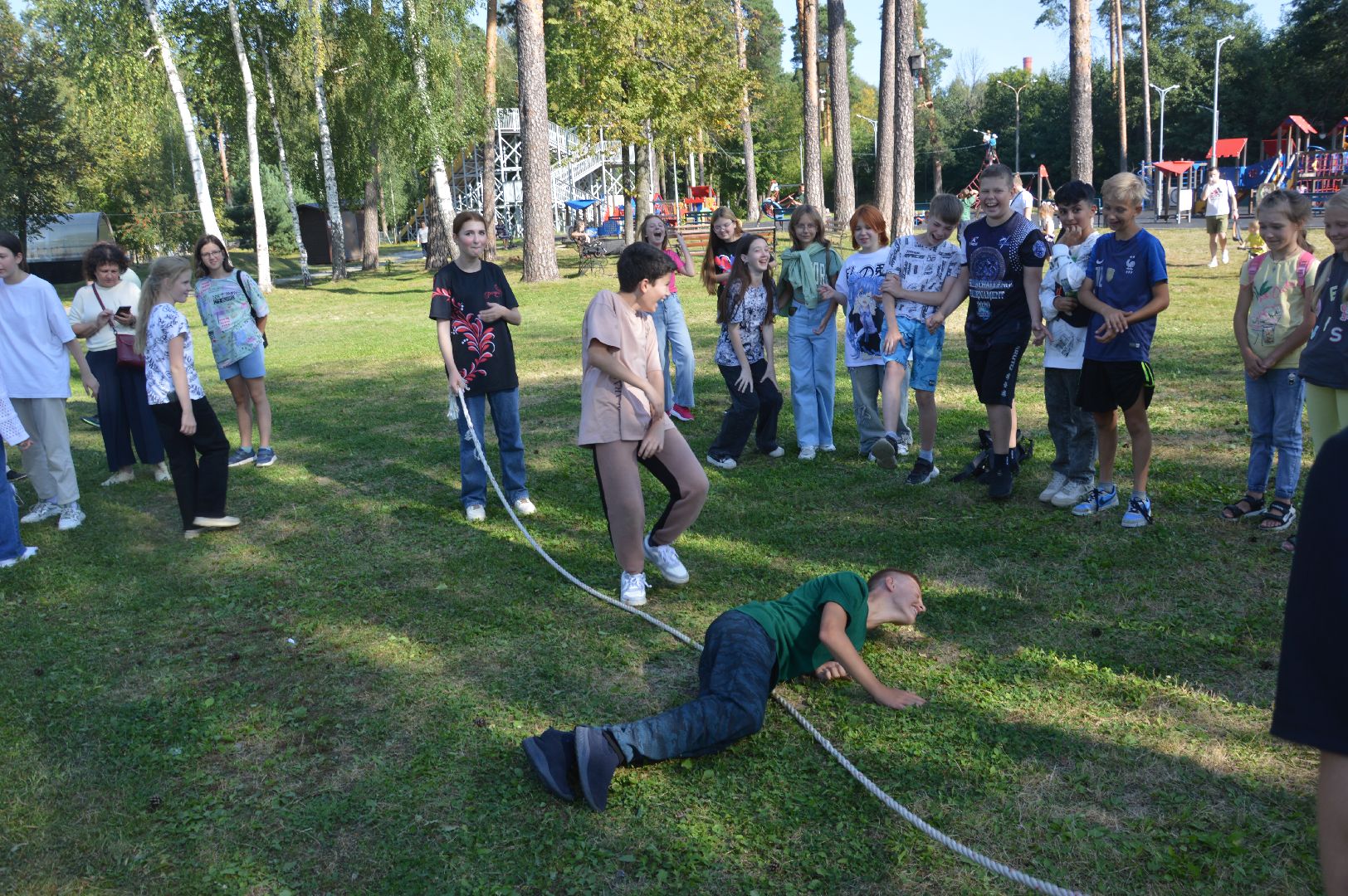 Шатура, парк, 1 сентября, День знаний