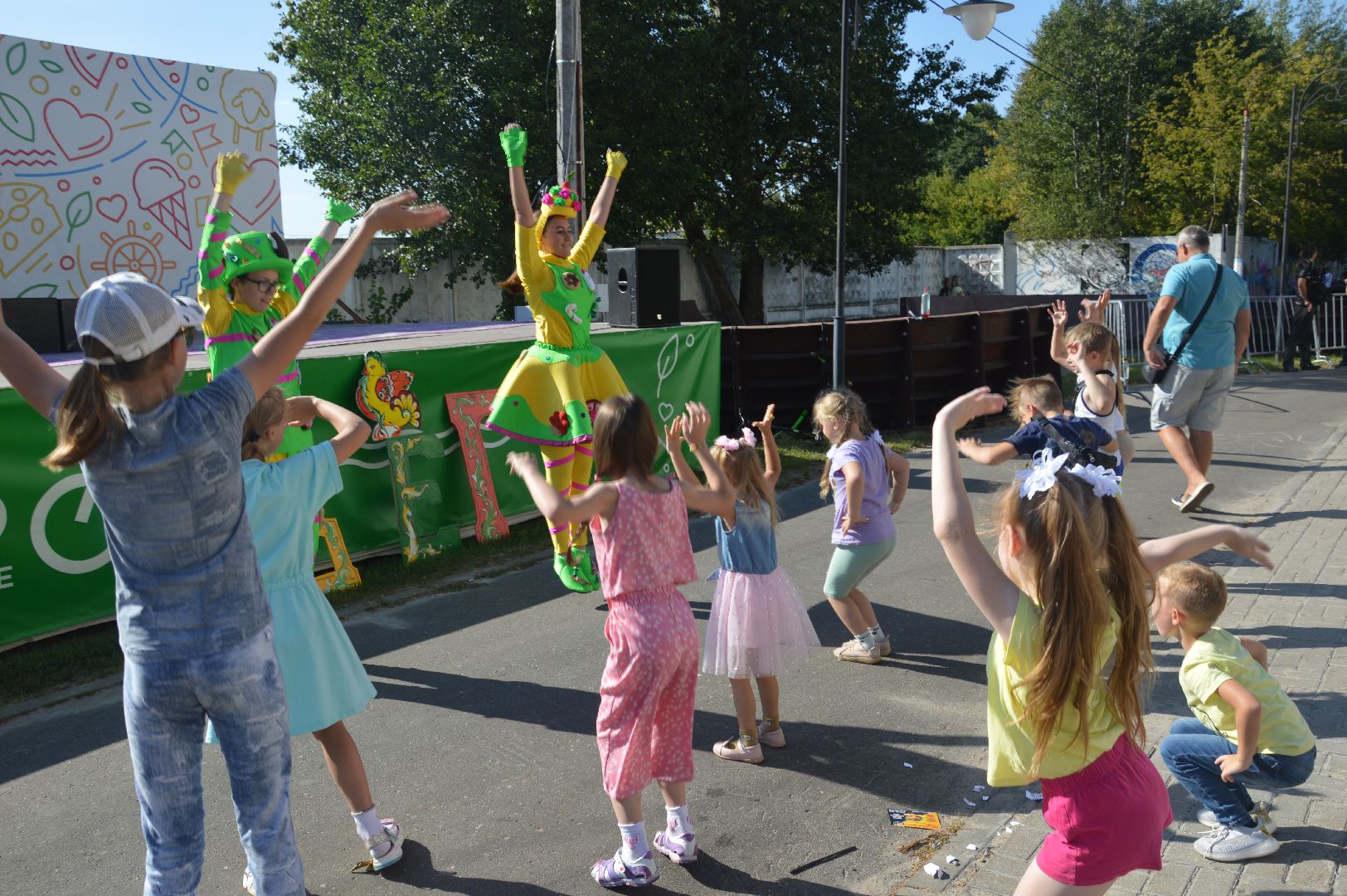 Шатура, парк, 1 сентября, День знаний
