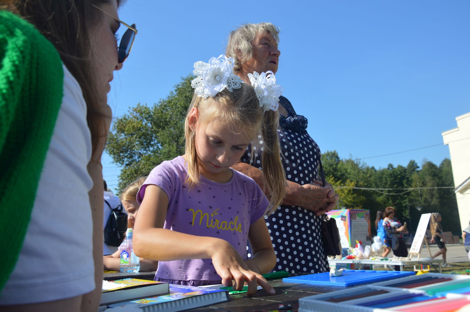 Шатура, парк, 1 сентября, День знаний