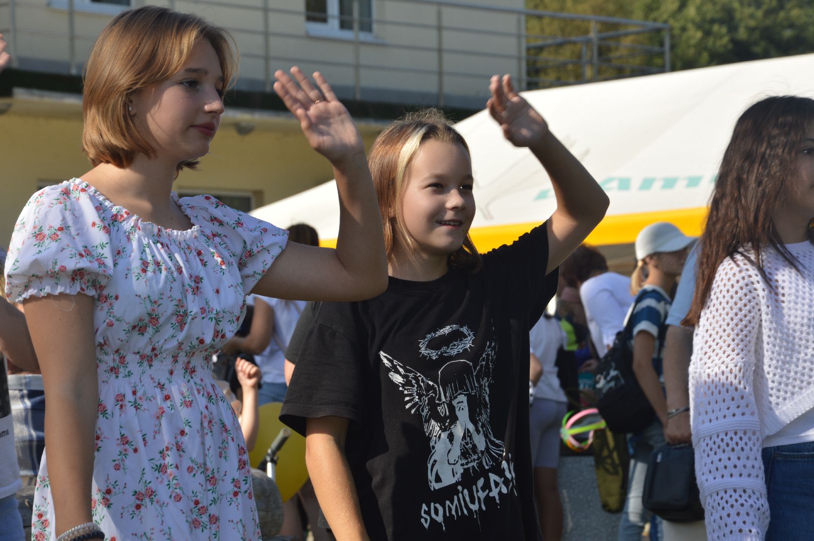 Шатура, парк, 1 сентября, День знаний