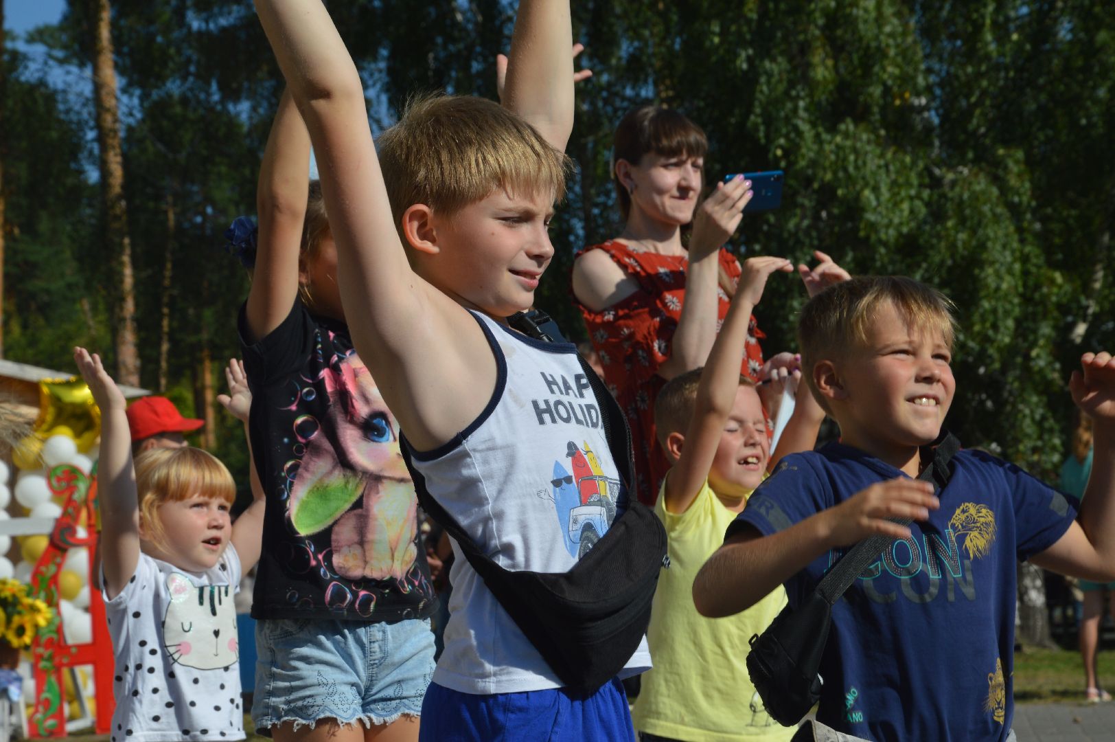 Шатура, парк, 1 сентября, День знаний