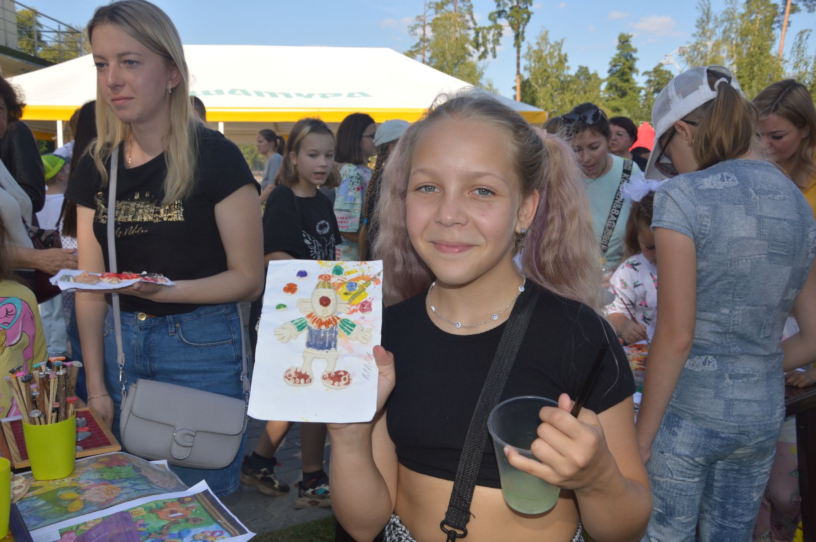 Шатура, парк, 1 сентября, День знаний