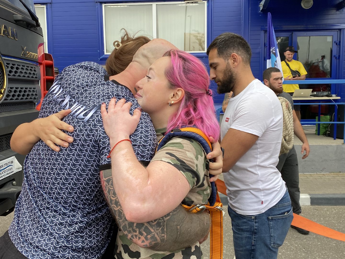 Балашиха, буксировка тяжёлой техники, силовой экстрим