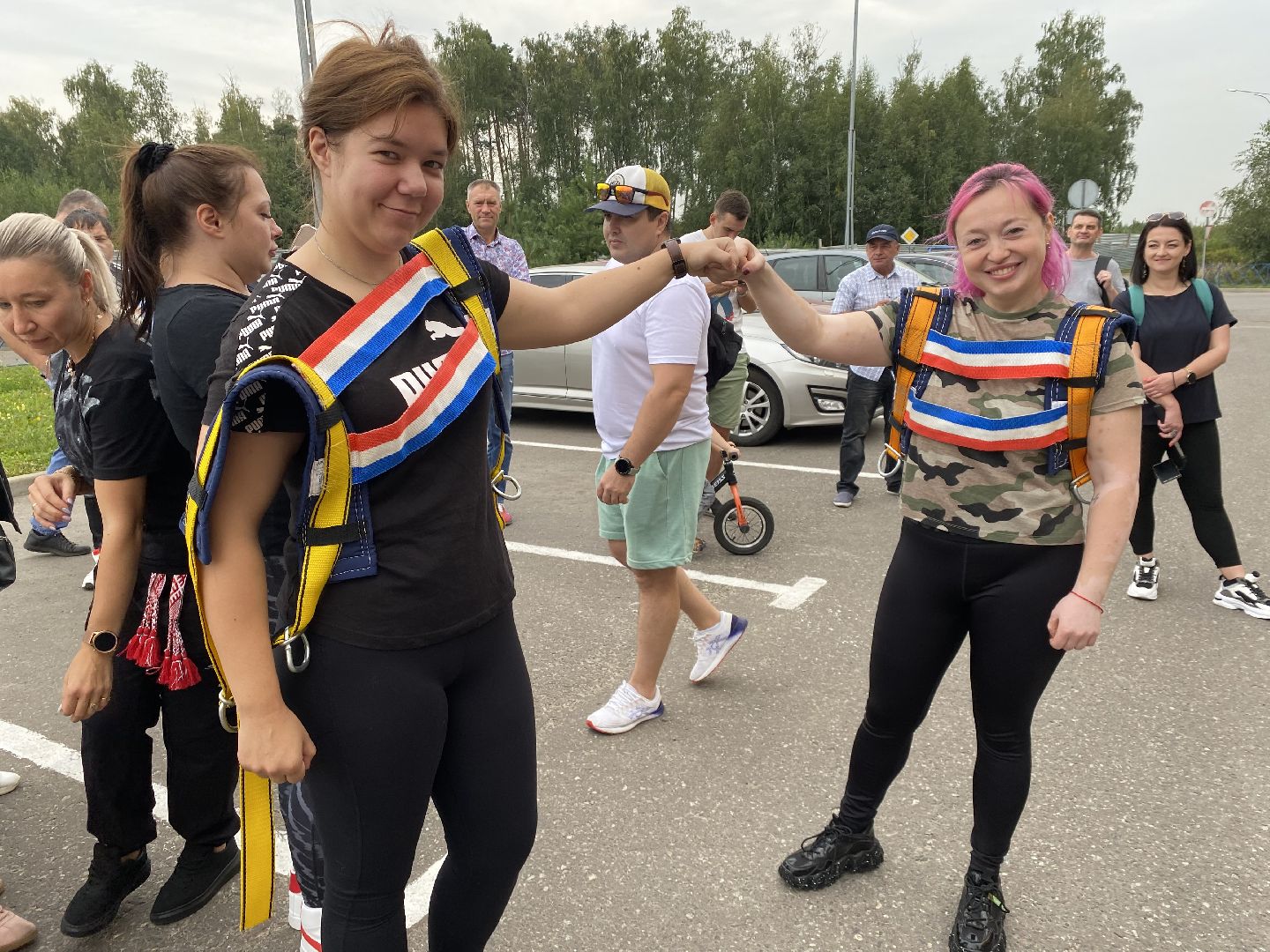 Балашиха, буксировка тяжёлой техники, силовой экстрим