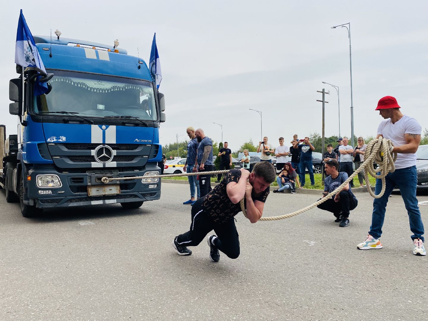 Балашиха, буксировка тяжёлой техники, силовой экстрим