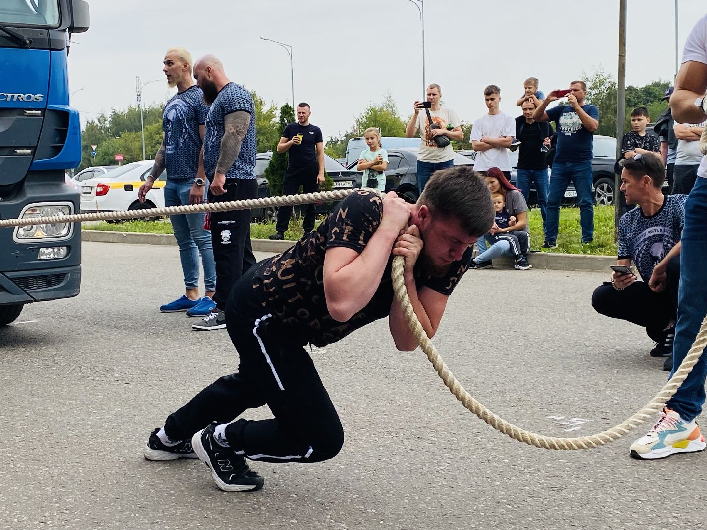 Балашиха, буксировка тяжёлой техники, силовой экстрим