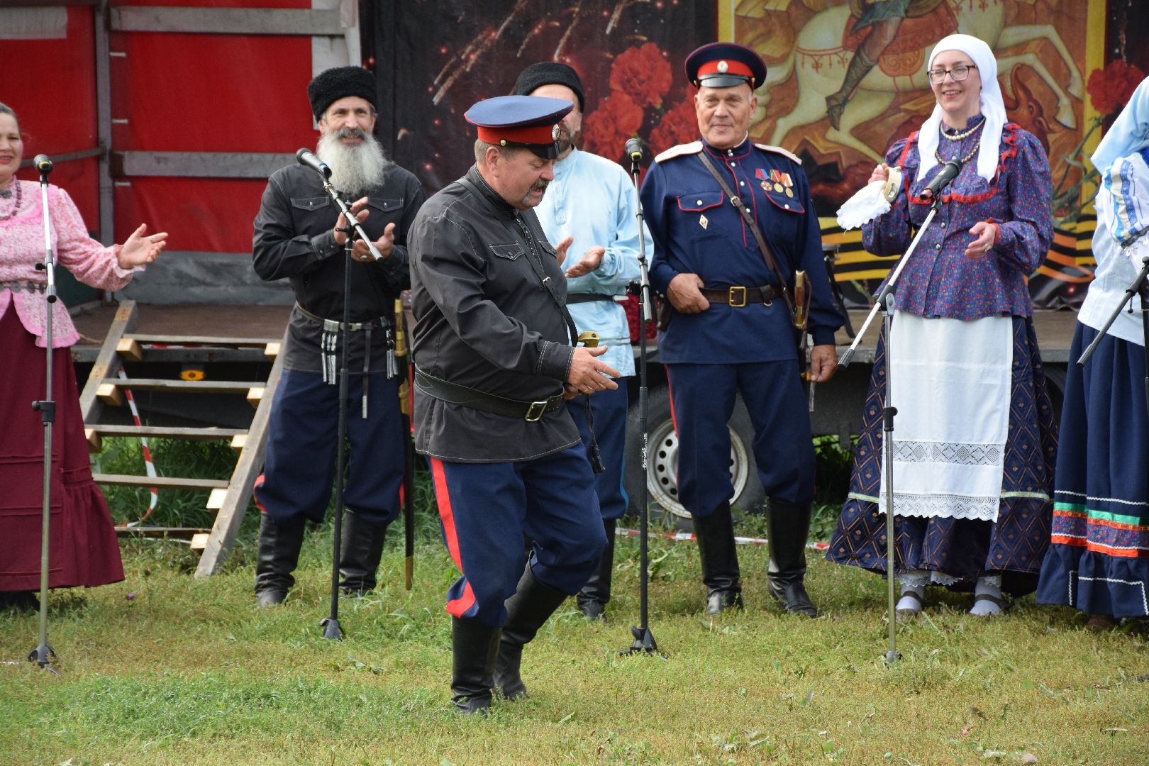 Павловский Посад, городской округ Павловский Посад, люди, праздник, казаки, ансамбль