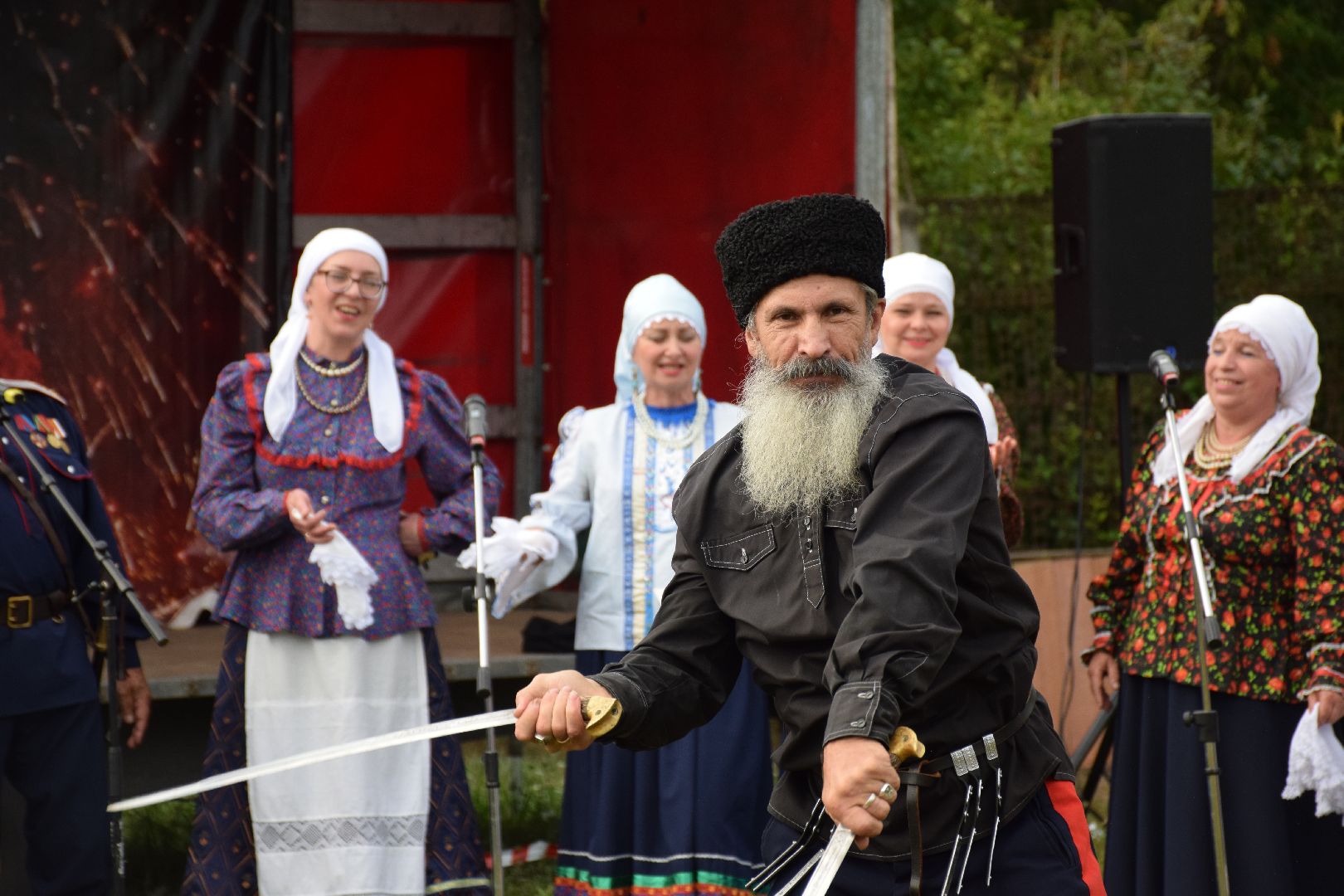 Павловский Посад, городской округ Павловский Посад, люди, праздник, казаки, ансамбль