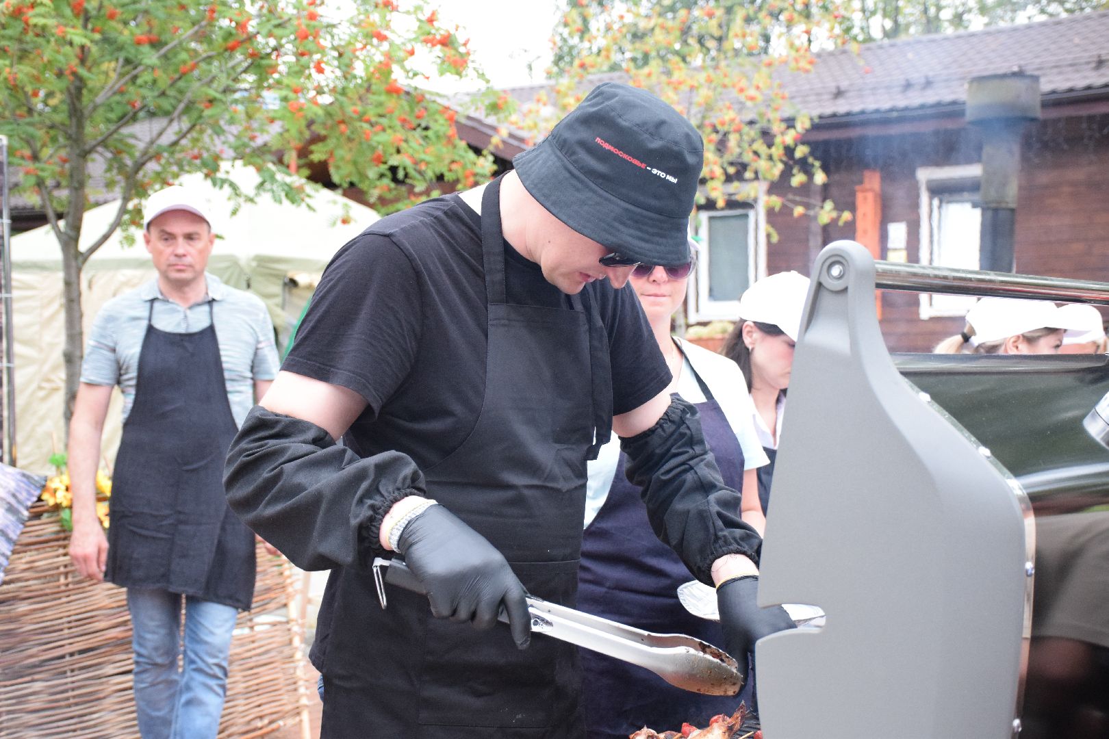 Павловский Посад, городской округ Павловский Посад, люди, парк, лето, еда, фестиваль