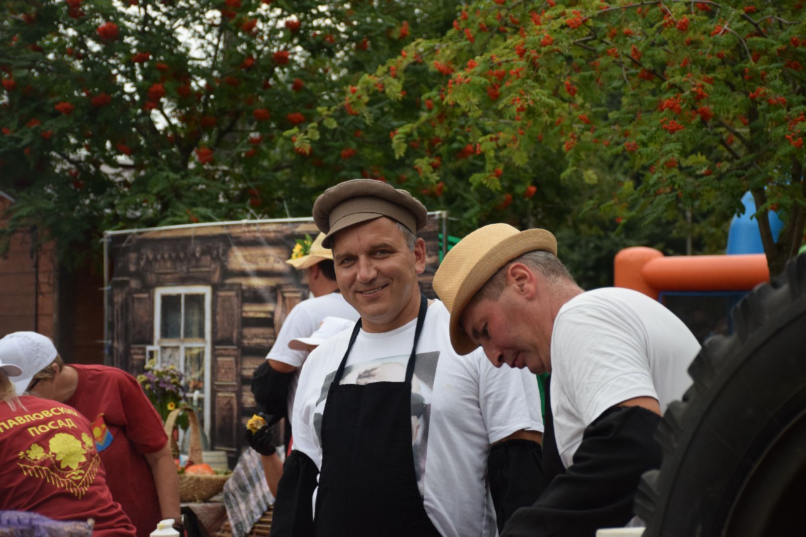 Павловский Посад, городской округ Павловский Посад, люди, парк, лето, еда, фестиваль