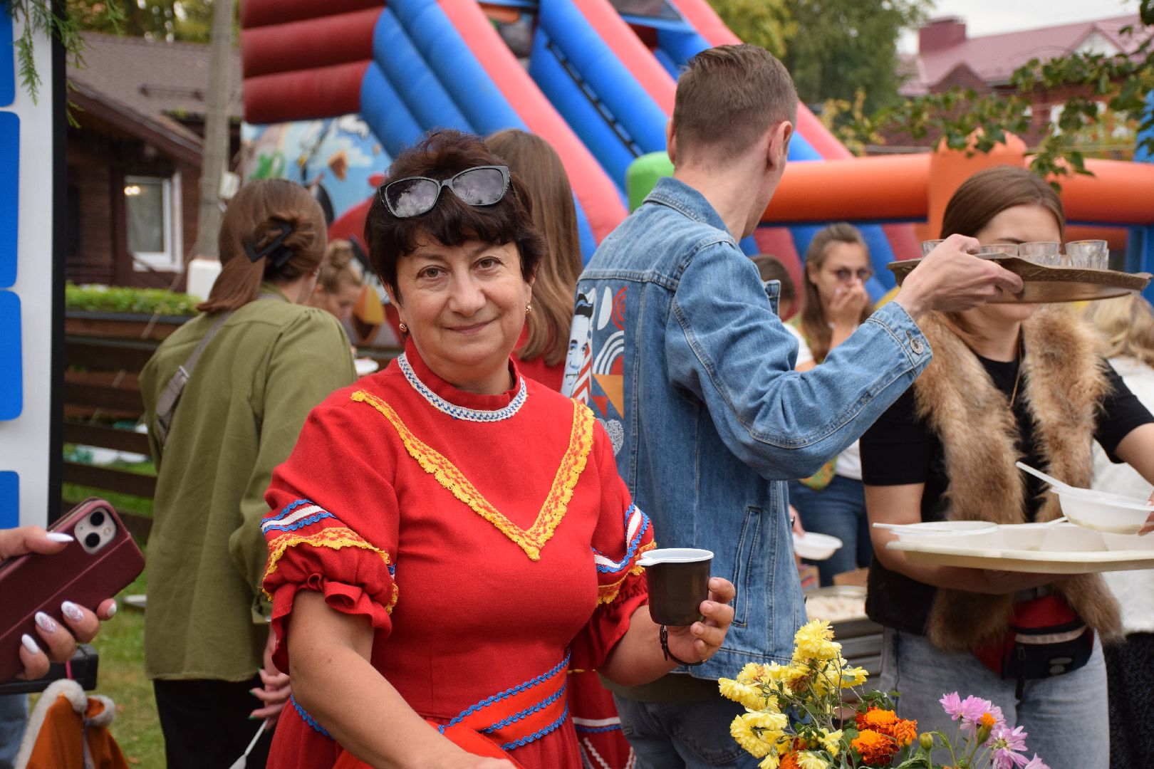 Павловский Посад, городской округ Павловский Посад, люди, парк, лето, еда, фестиваль