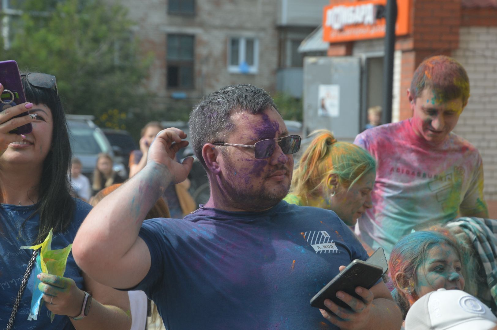 Шатура, краски осени, осень, краски холи, праздник,