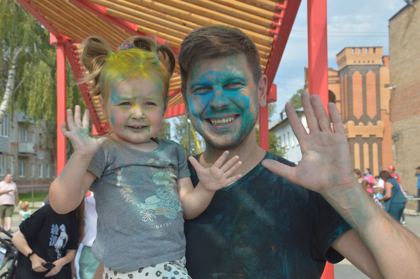 Шатура, краски осени, осень, краски холи, праздник,