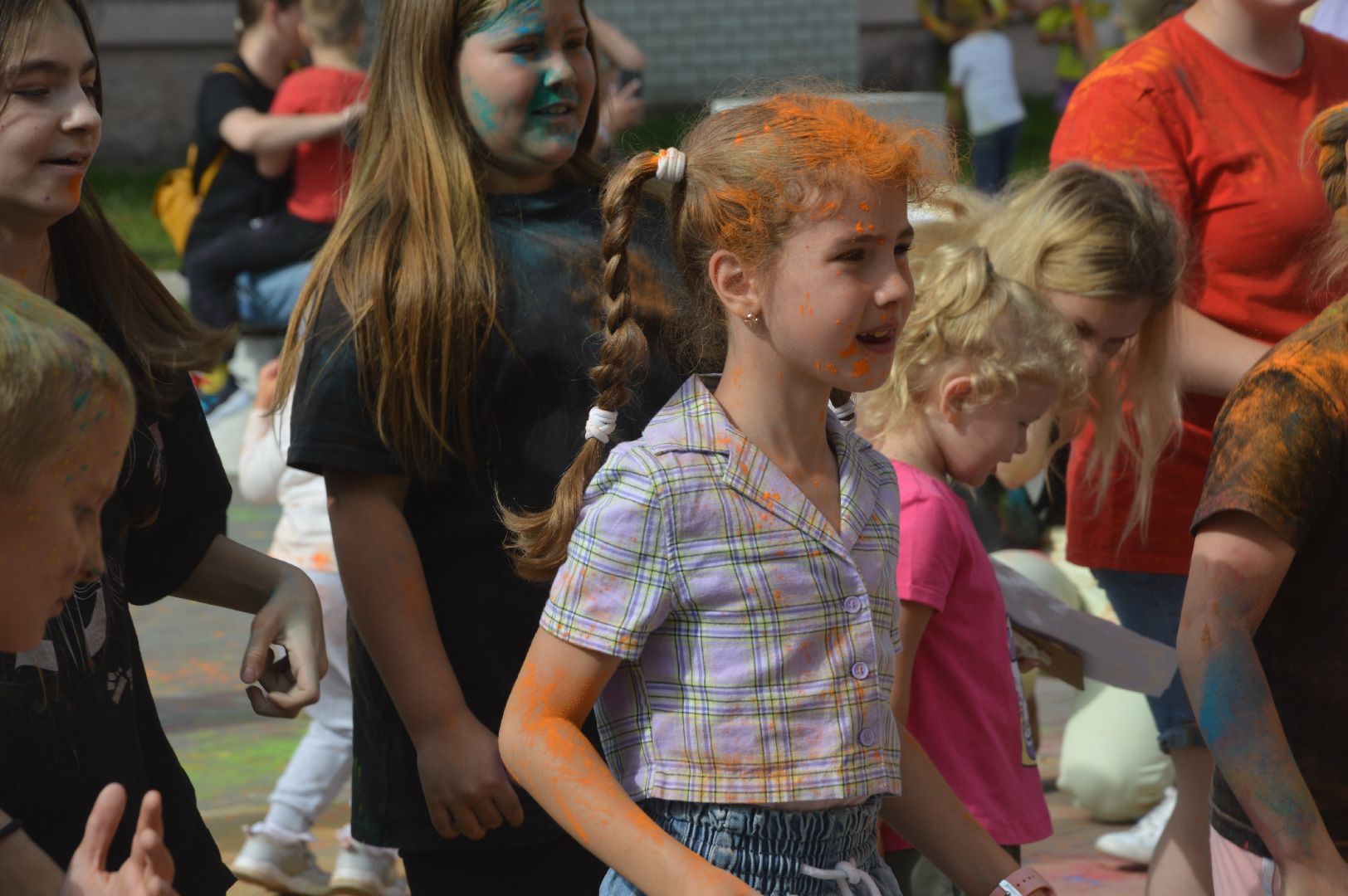 Шатура, краски осени, осень, краски холи, праздник,