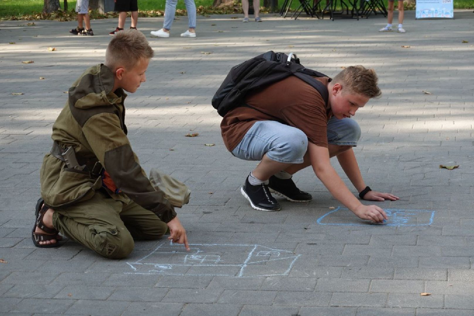 Серпухов, Подмосковье, парк, дети, День знаний, губернатор