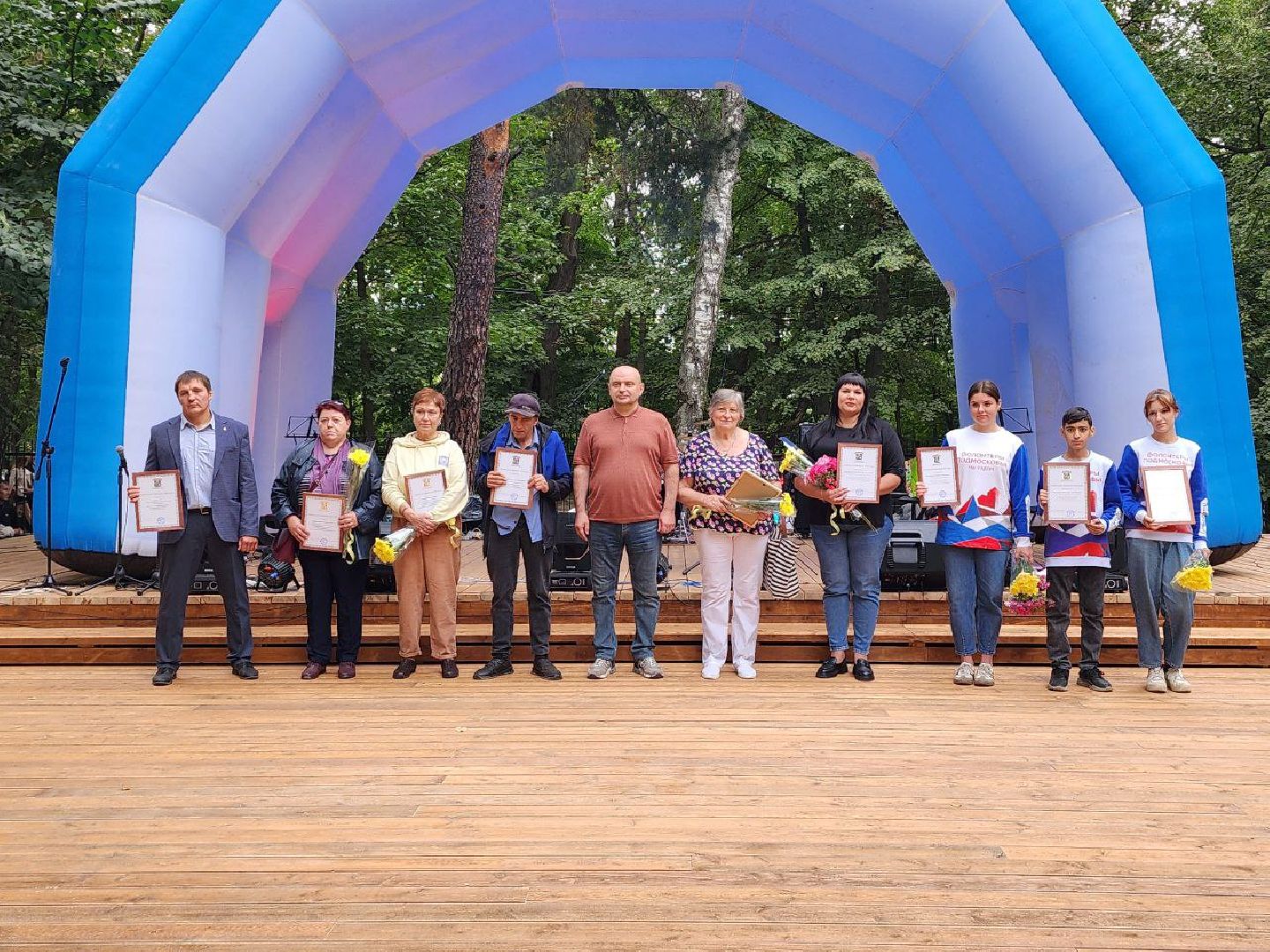 праздник, день посёлка, парк, Лосино-Петровский