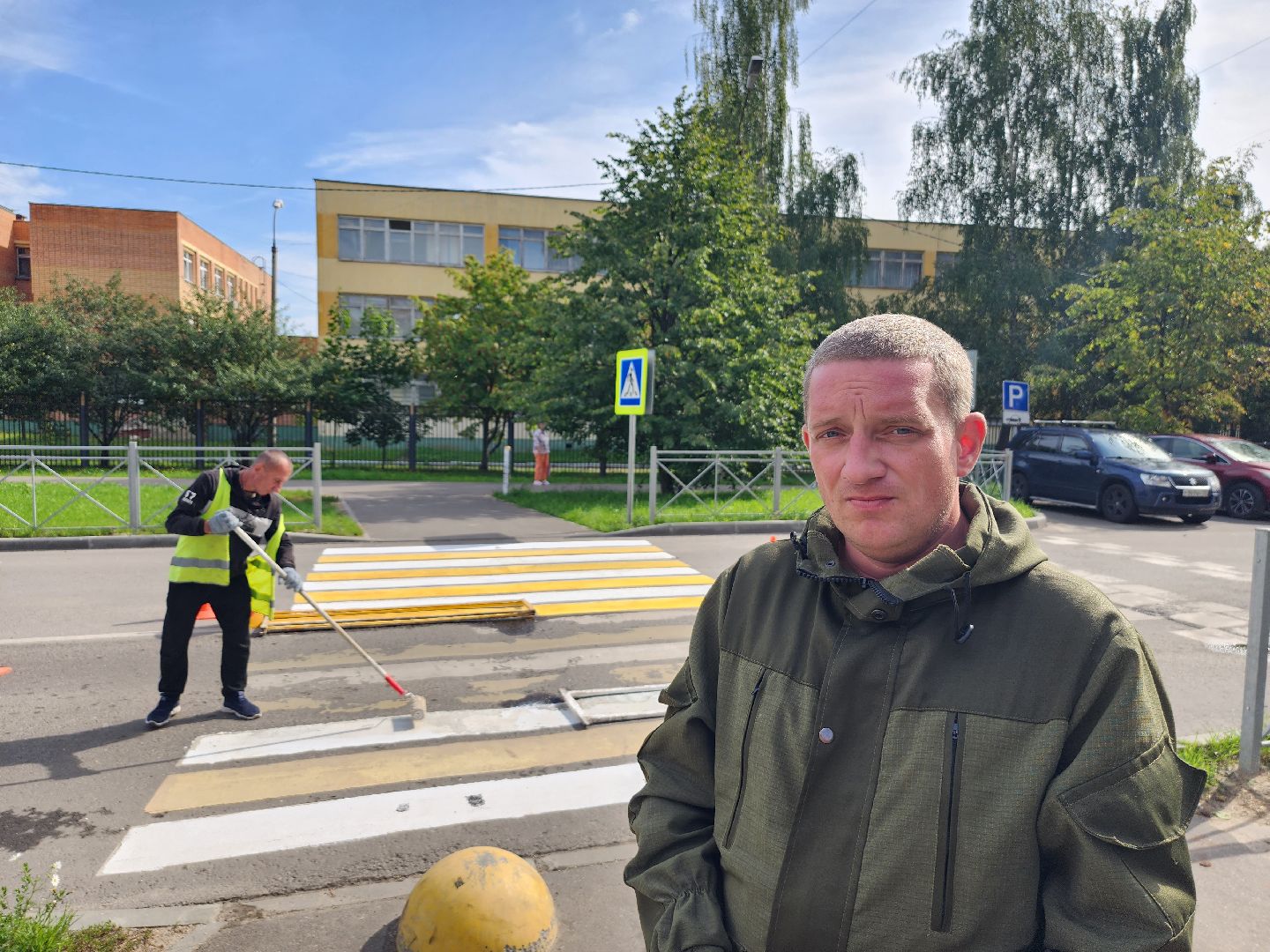 зебра, пешеходный переход, дорожная разметка, серпухов, улица юбилейная,