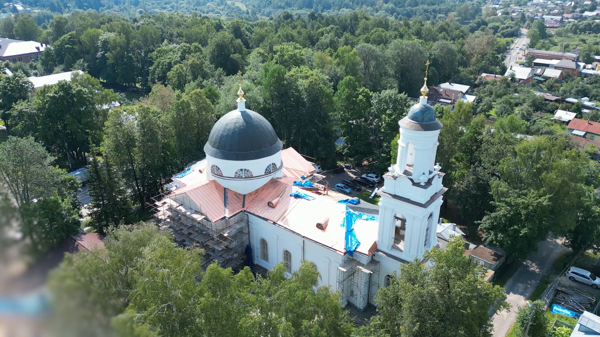 храм, туризм,фряново, видео с коптера,