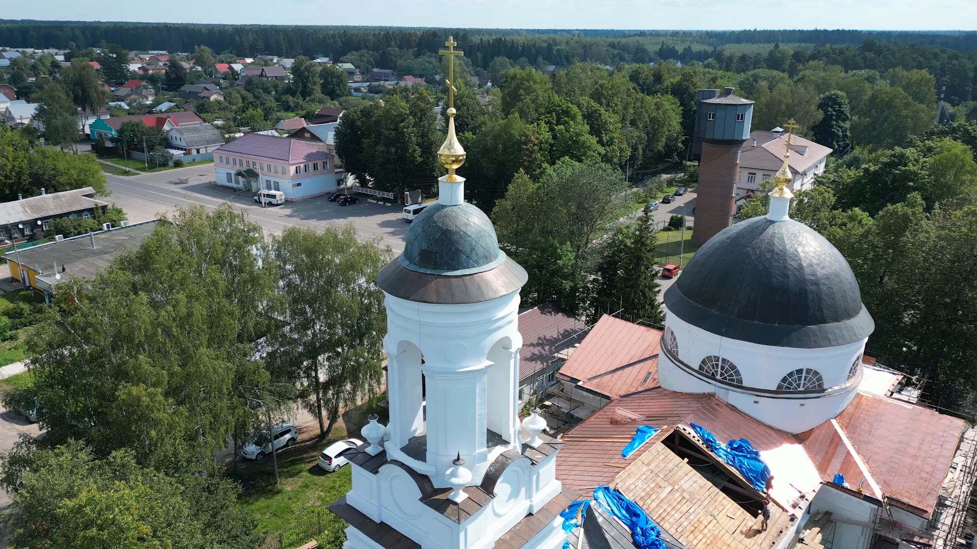 храм, туризм,фряново, видео с коптера,