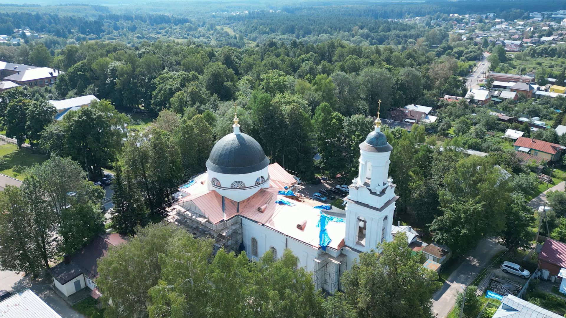 храм, туризм,фряново, видео с коптера,