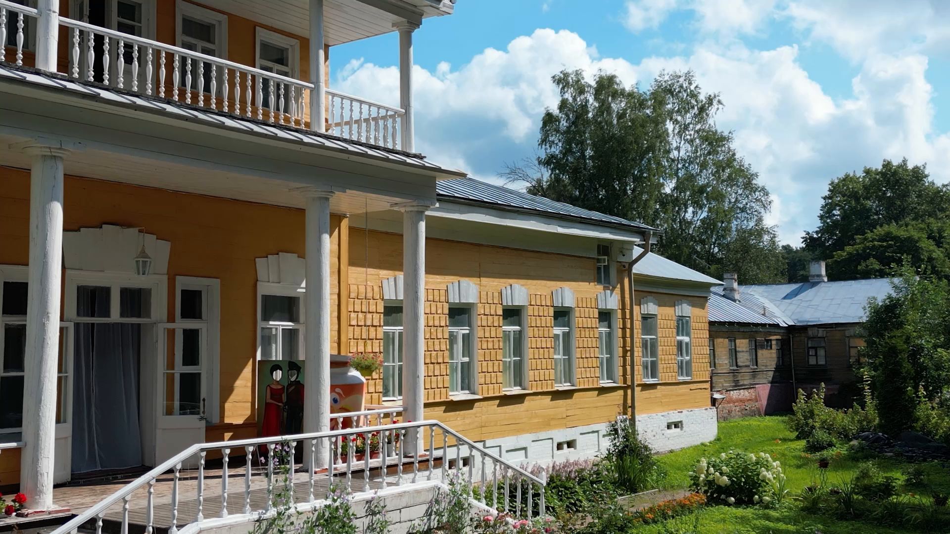 фряново, усадьба,культура, видео с коптера,