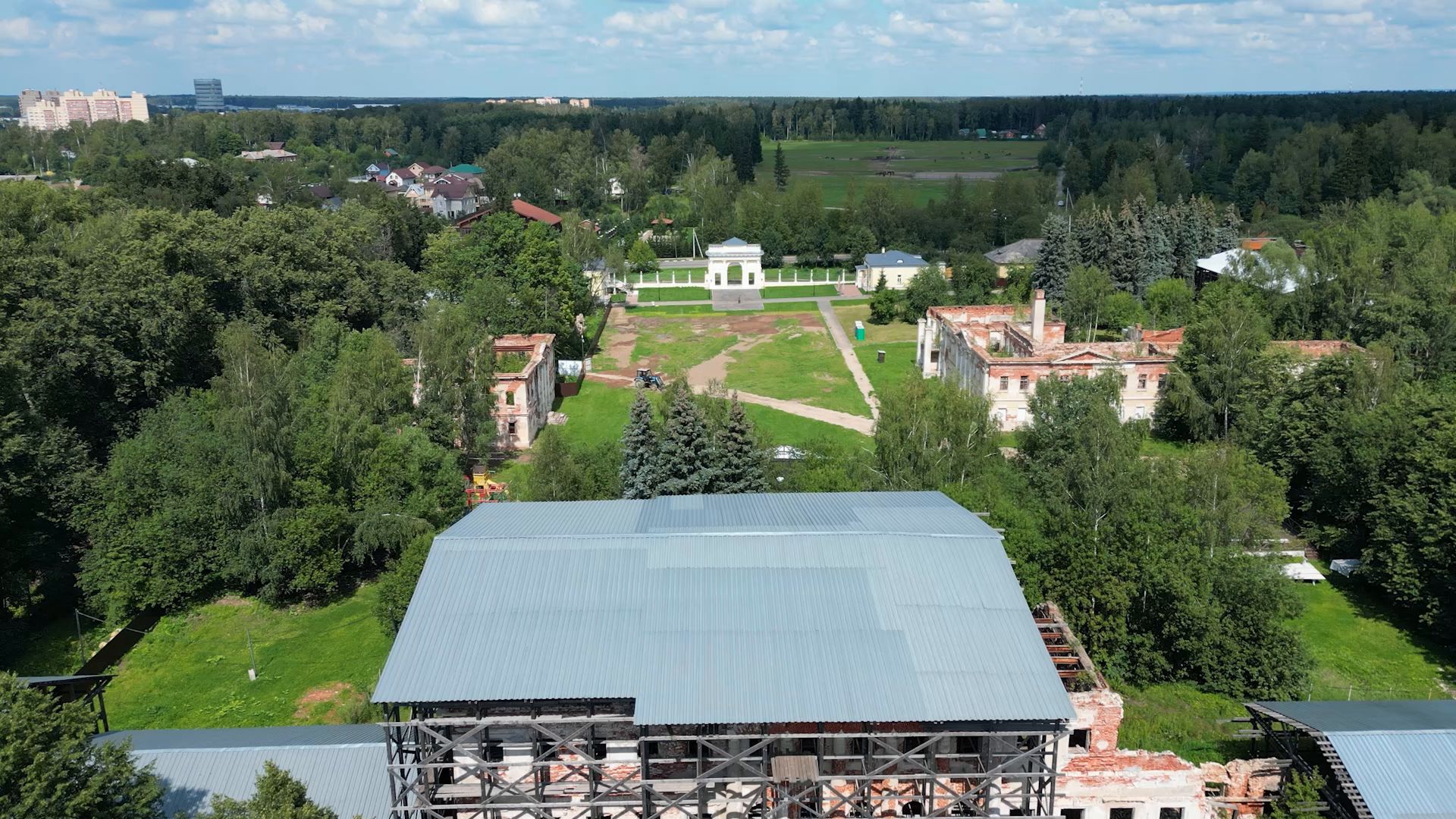 щелково, фестивальная площадка, свадьба,туризм, видео с коптера,