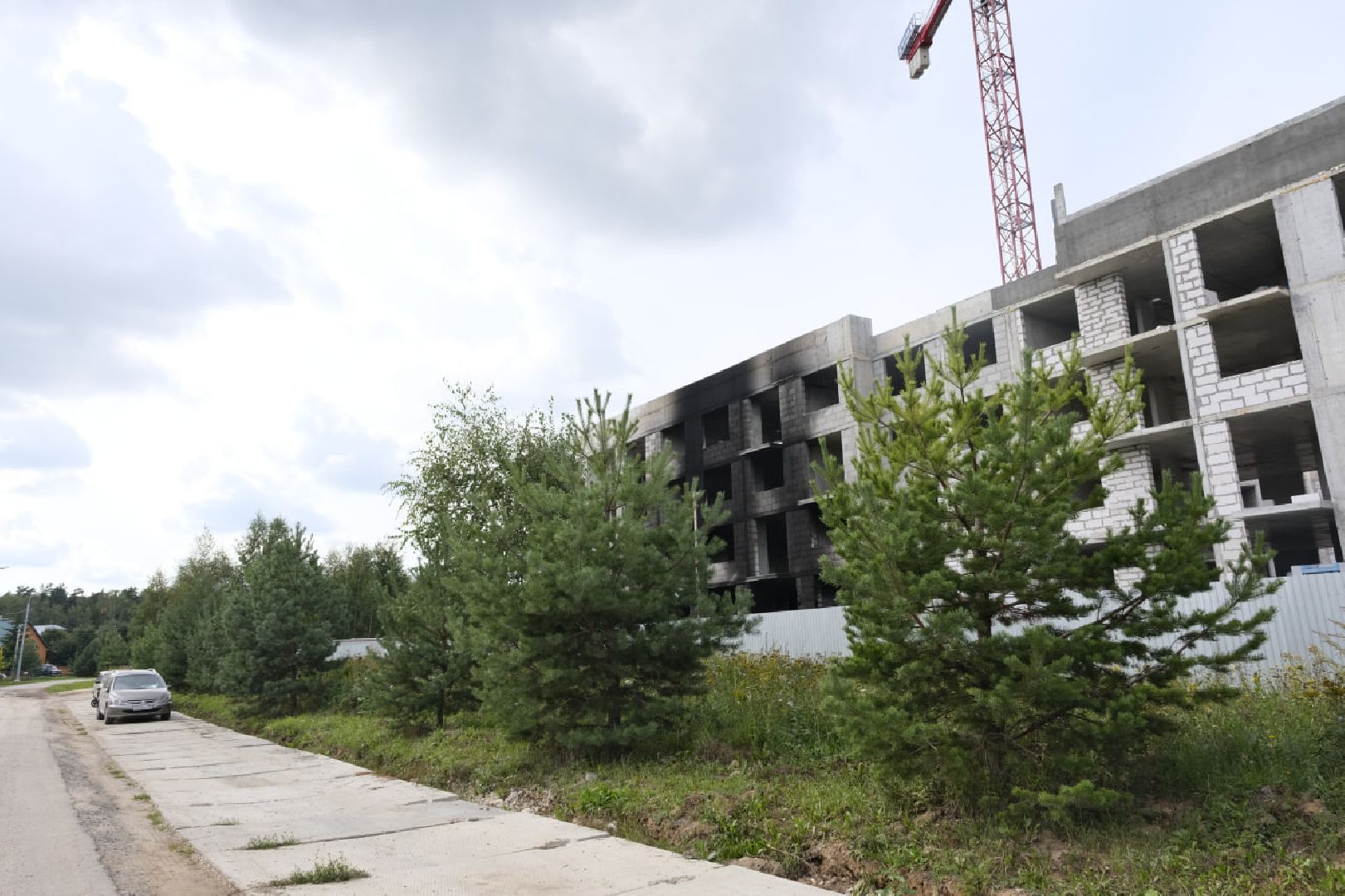 Пущино, стройка,