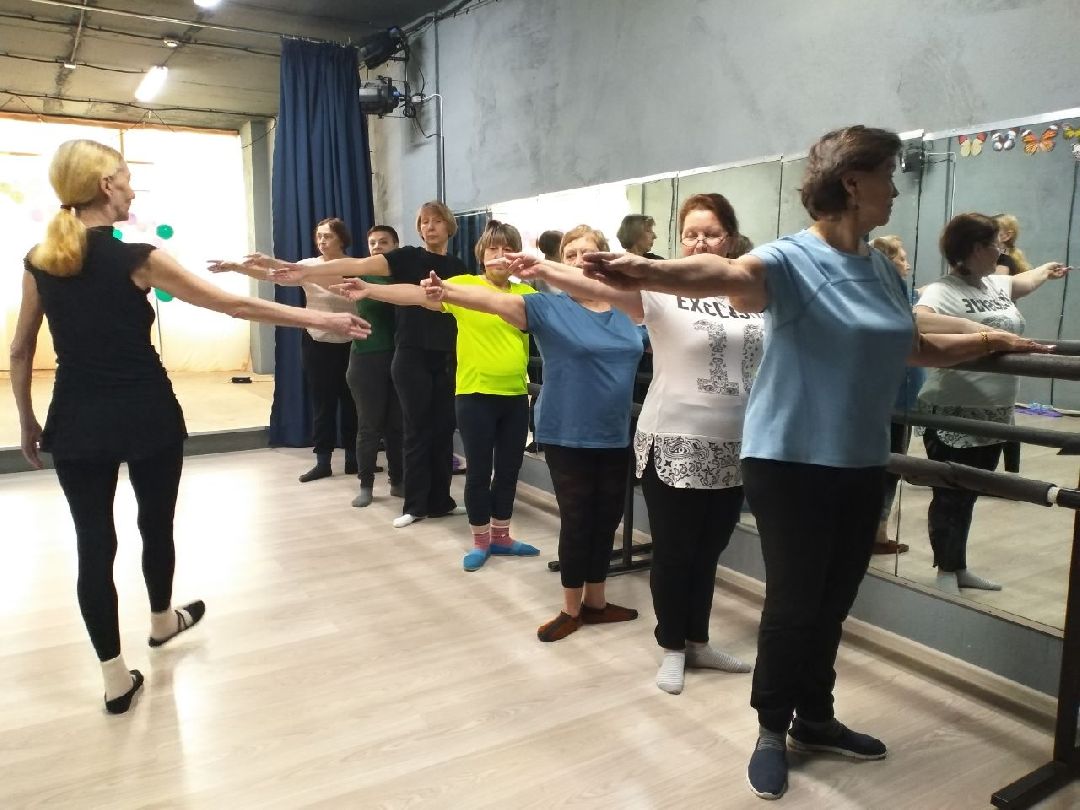 активное долголетие, спорт, здоровье, Лосино-Петровский, танцы, балет, гимнастика