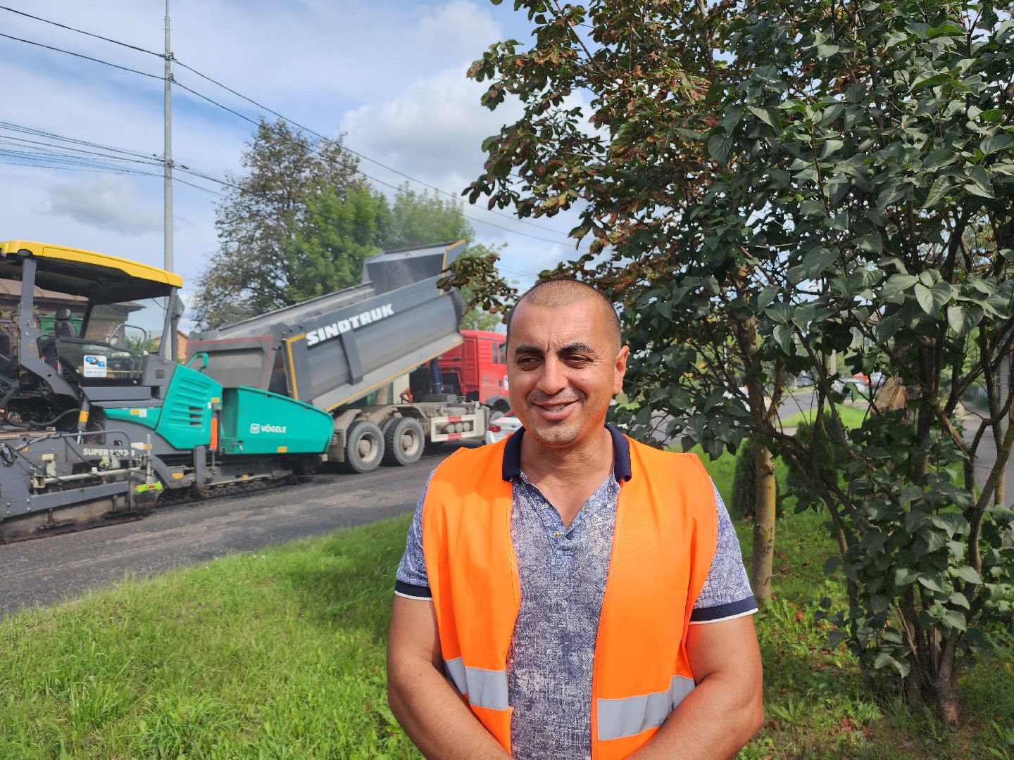 серпухов, улица ленинского комсомола, дорожные работы, укладка асфальта, дороги,