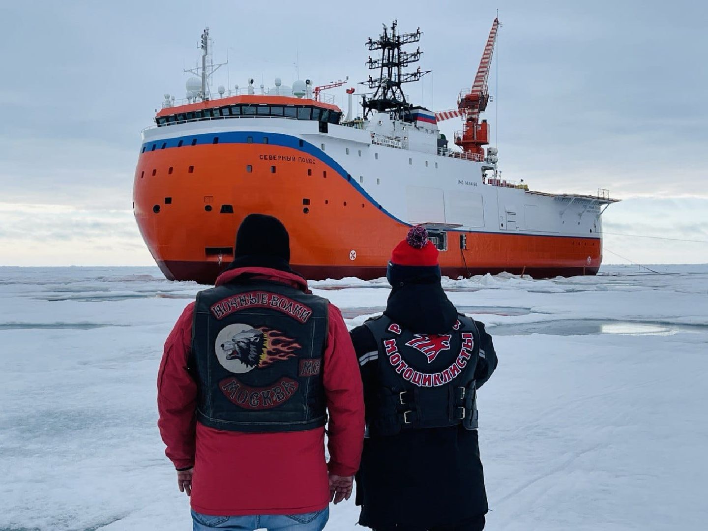 Северный полюс, Дружина, байкеры, рекорд России, рекорд мира