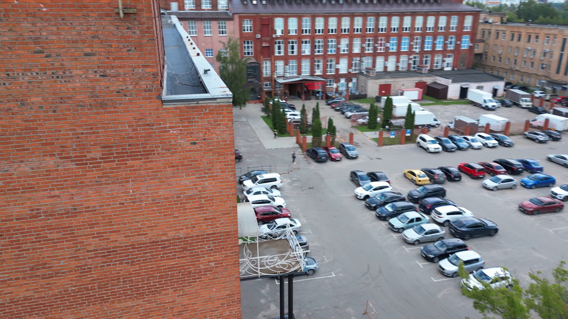 здание, щелково, фабрика,рабенек, видео с коптера,