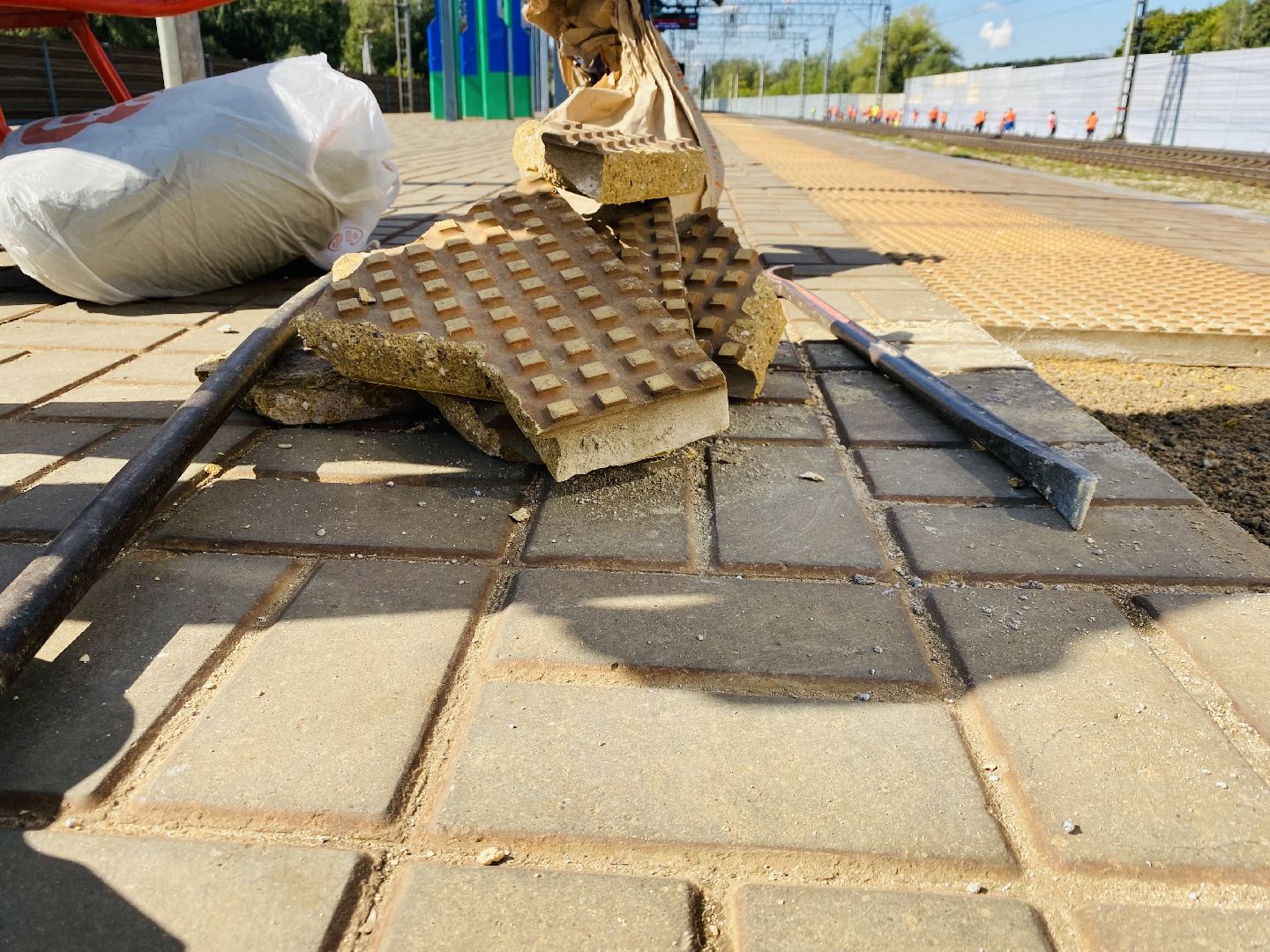 Балашиха, мцд-4, станция Никольская, ремонт платформы