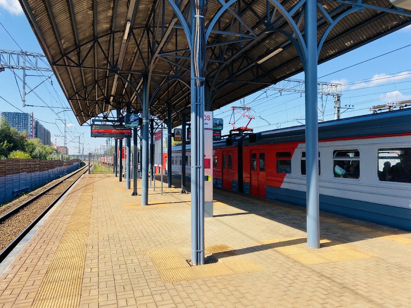 Балашиха, мцд-4, станция Никольская, ремонт платформы