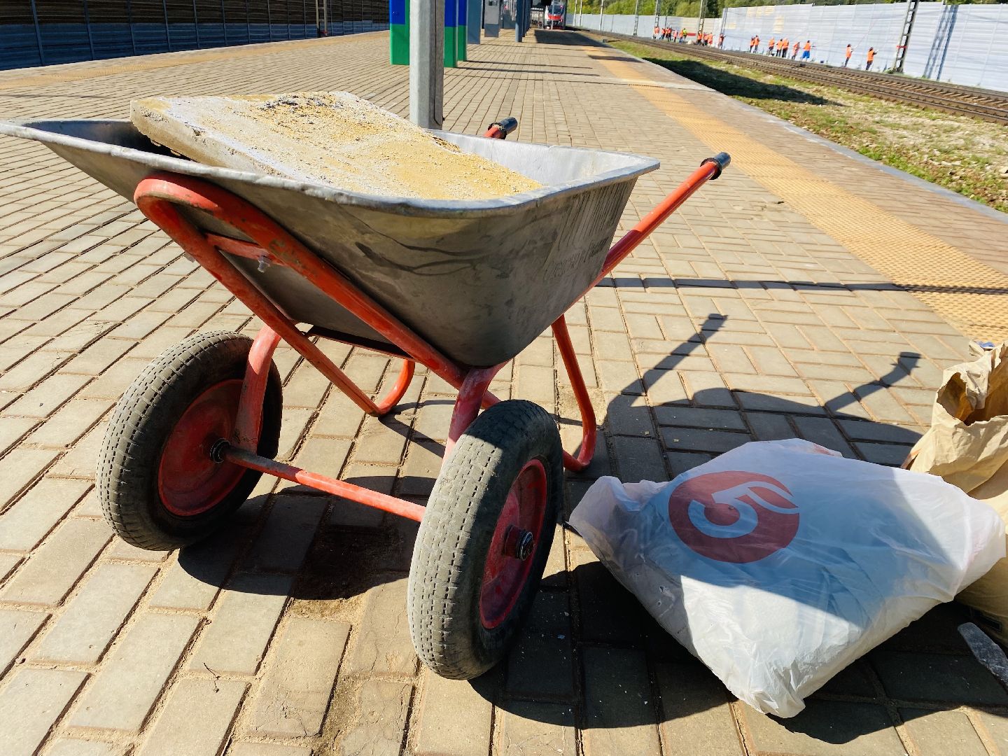 Балашиха, мцд-4, станция Никольская, ремонт платформы