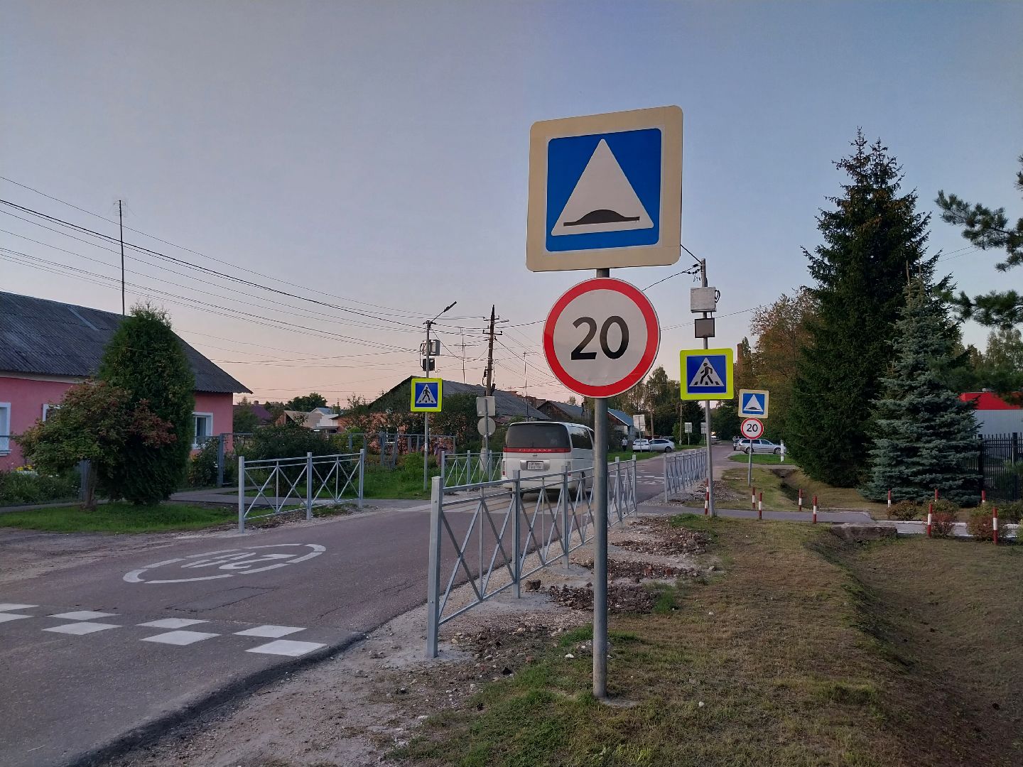 Коломна, дороги, пешеходные ограждения, безопасность