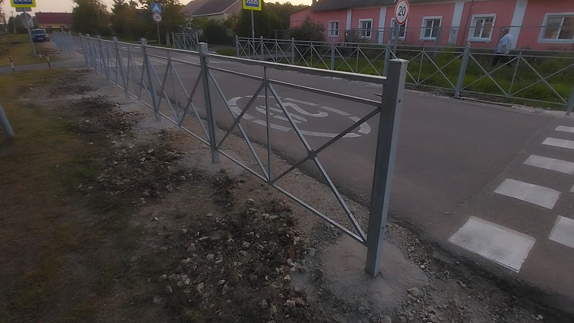 Коломна, дороги, пешеходные ограждения, безопасность