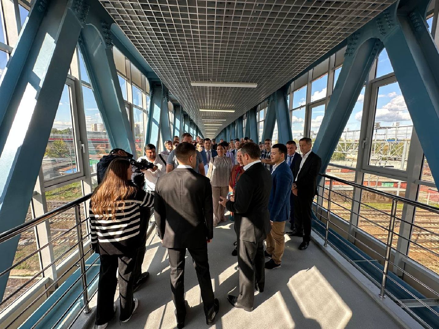 Реутов, переход, строительство, промзона, сооружение