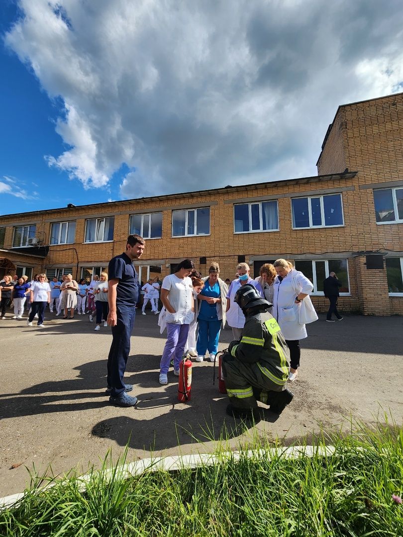 Солнечногорск, больница, эвакуация, противопожарная тренировка, СолнСпас