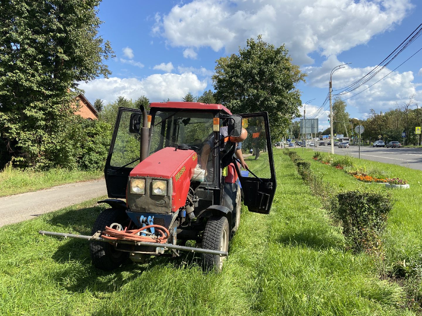 цветники, благоустройство, истра,