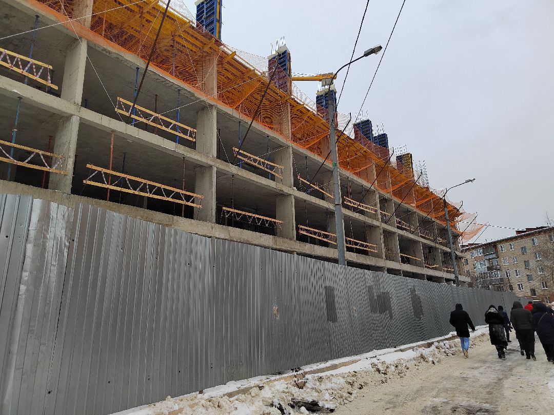 Пушкинский, Красноармейск, строительство, новое жилье, Весна в Подмосковье