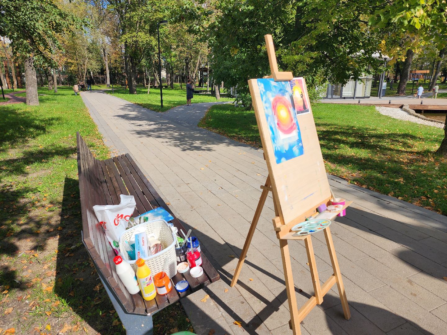 серпухов, долголеты, активное долголетие, парк олега степанова, интуитивное рисование,