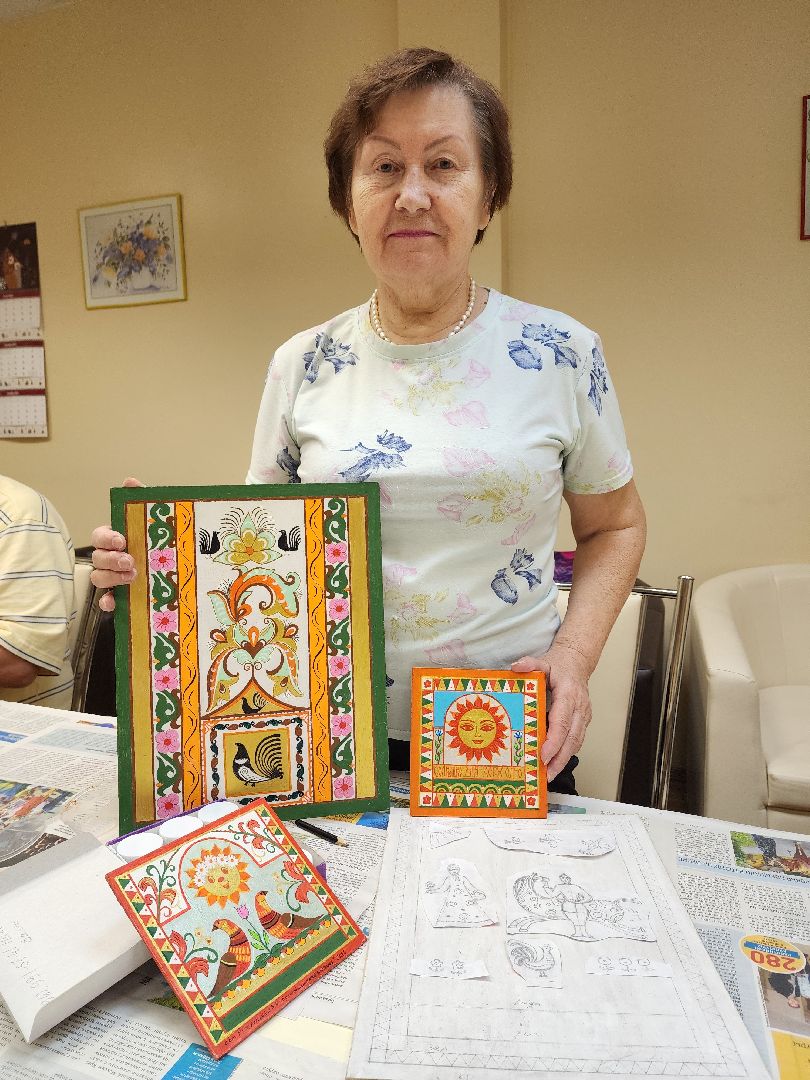 традиции, рисование, пенсионеры, пушкино,