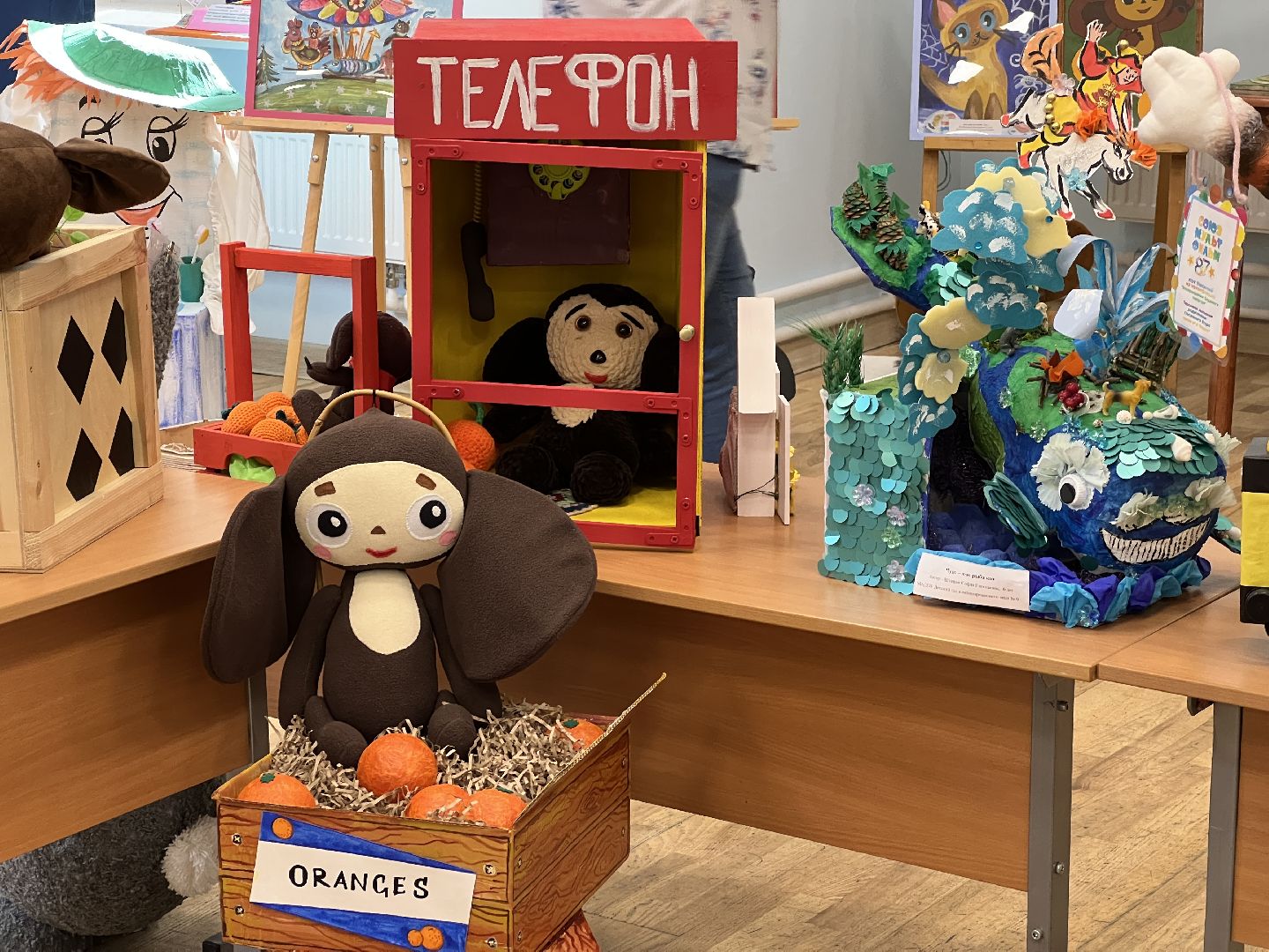 Химки, выставка, дети, мультфильмы, творчество