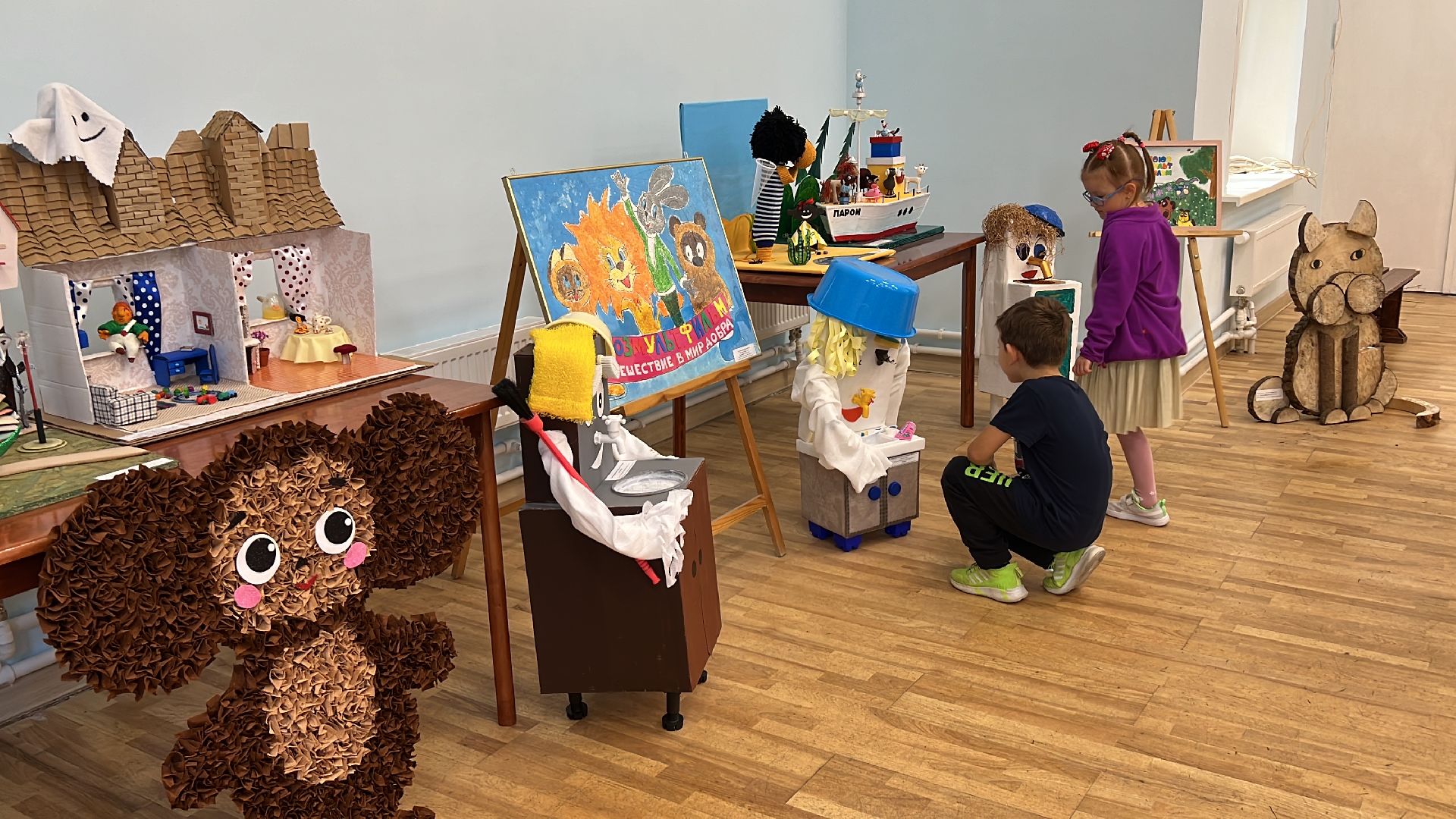 Химки, выставка, дети, мультфильмы, творчество