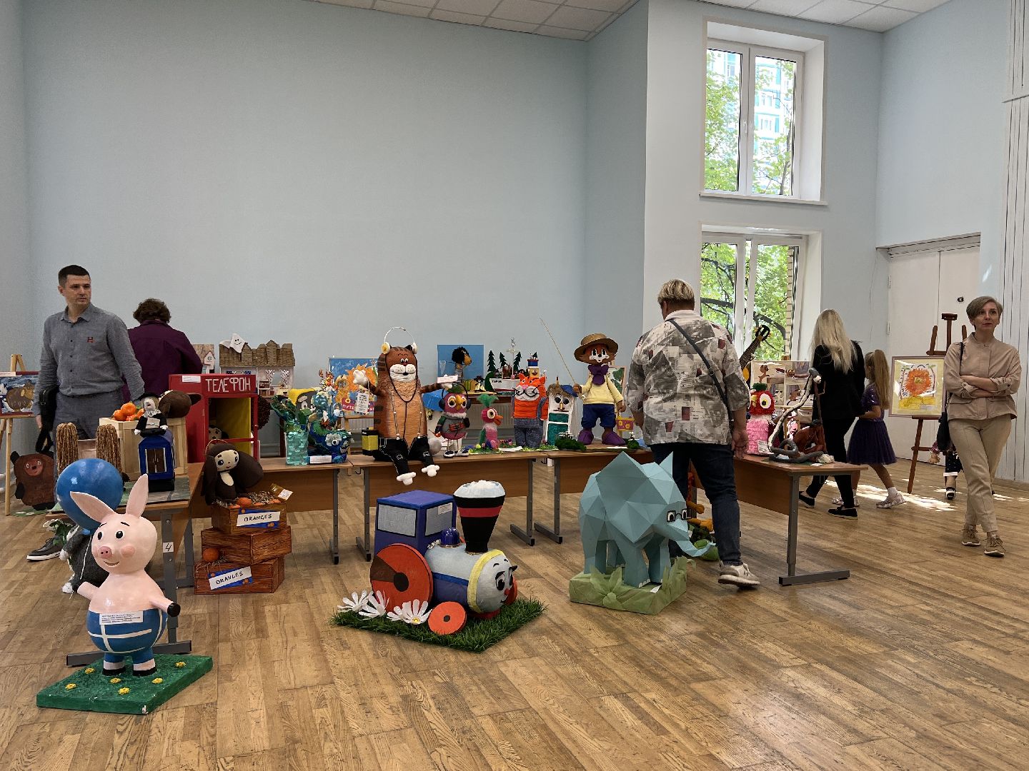 Химки, выставка, дети, мультфильмы, творчество