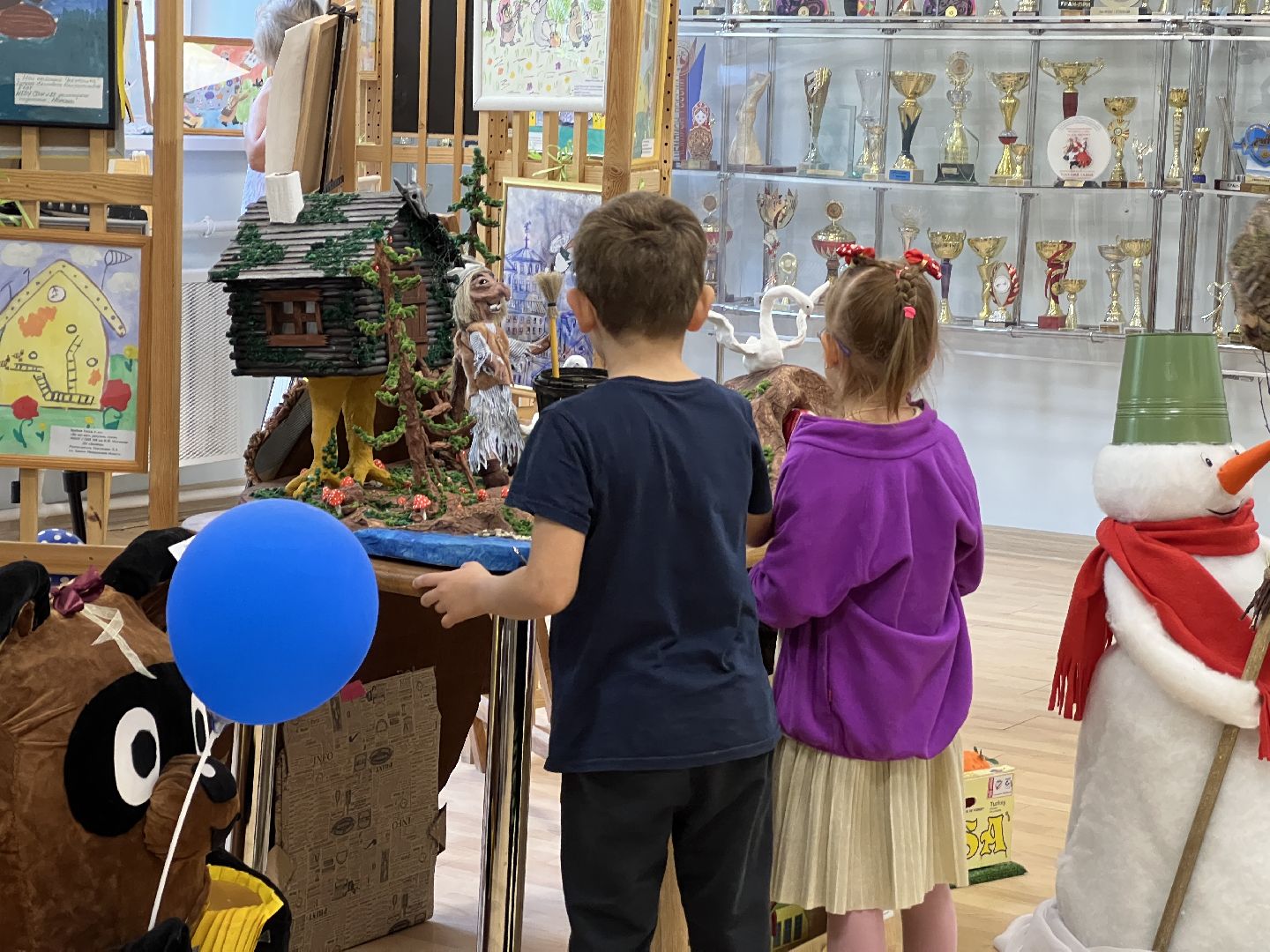 Химки, выставка, дети, мультфильмы, творчество