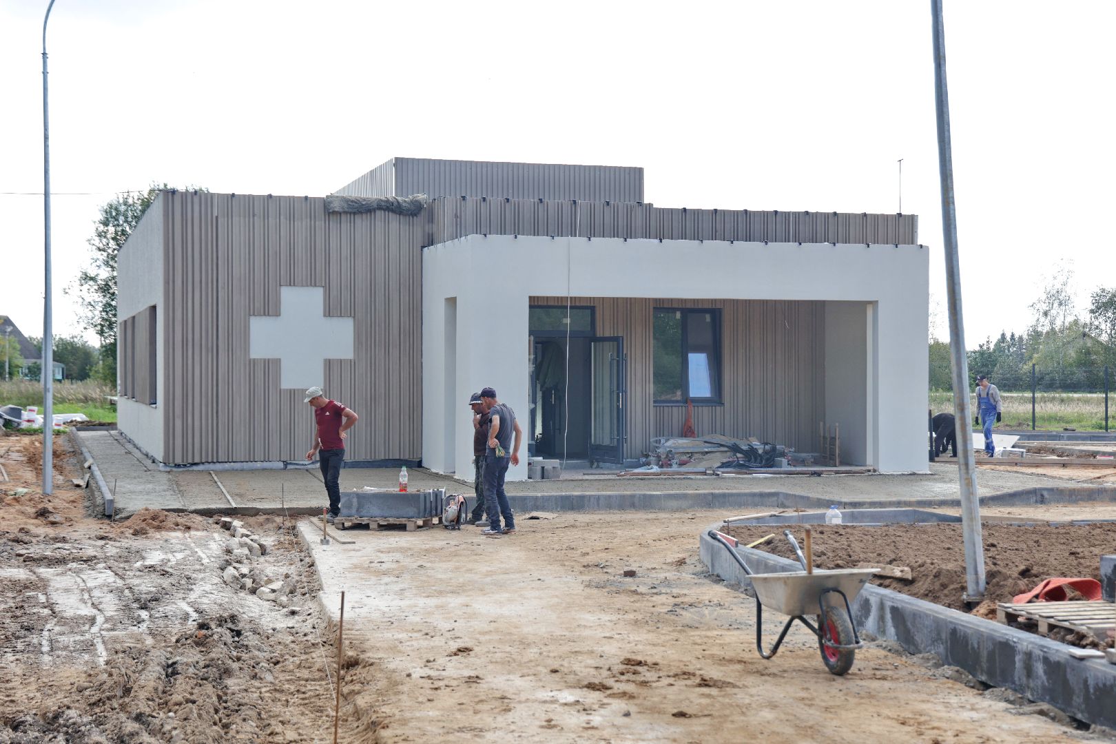 Волоколамск, село Спасс, ФАП, строительство