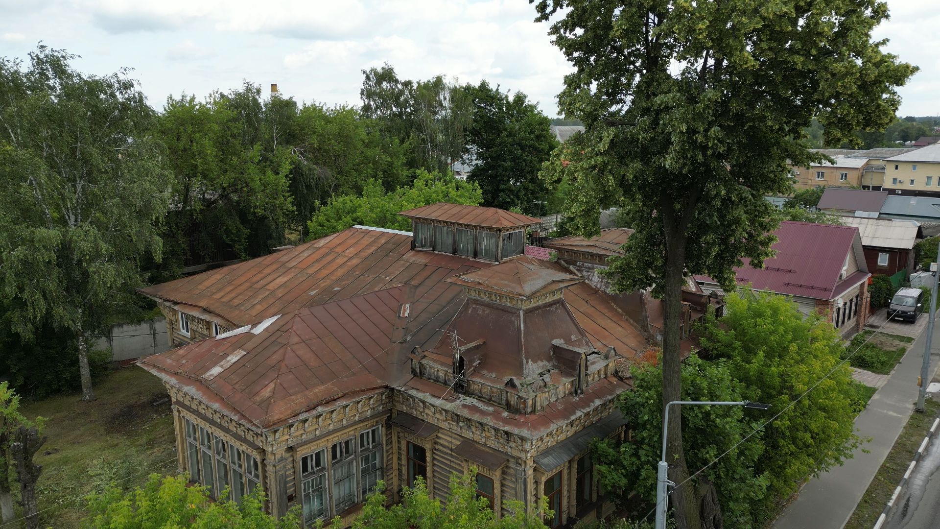 Дом, павловский посад,строение, видео с коптера,