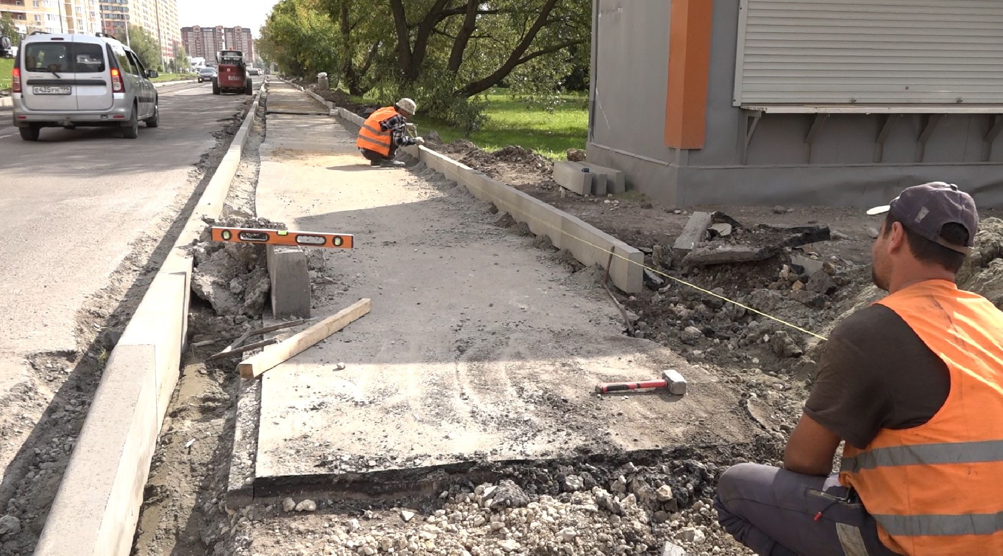 Бордюры, Домодедово