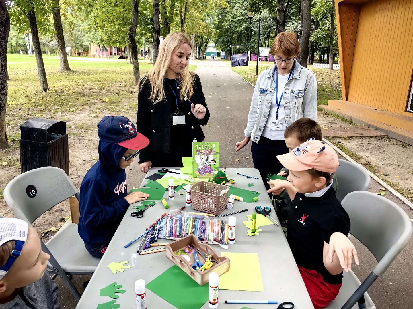 Мастер-класс, парк, библиотека, дети
